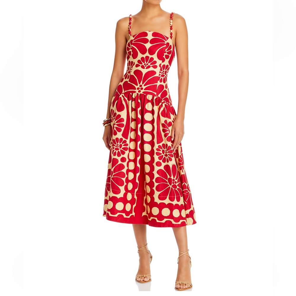 Farm Rio Palermo Drop Waist Dress SZ XXS